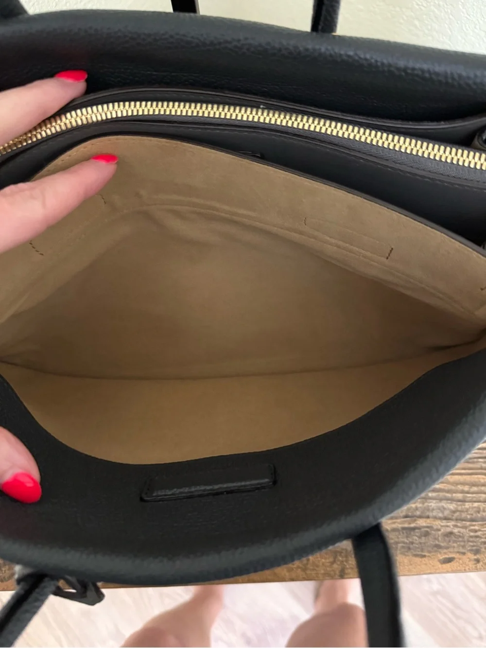 MCM Millie Medium Satchel – Phantom Gray Pebbled Leather | COA Included